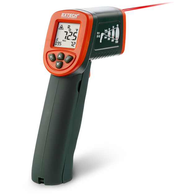 Thermometer, IR Gun, K Thermocouple Combo